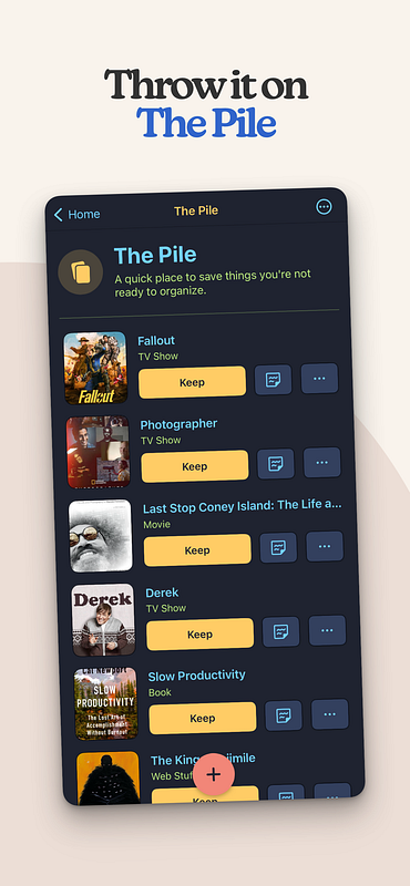 Sofa: Downtime Organizer