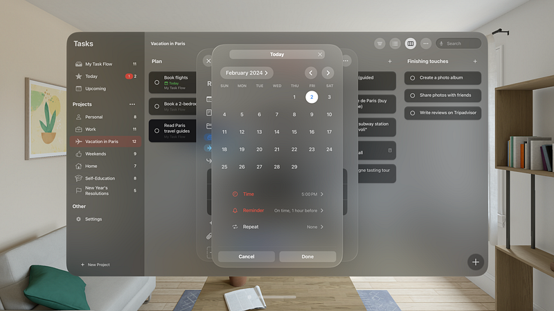 Task Flow: Tasks & Checklist