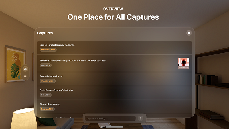 Capture - Quick Notes