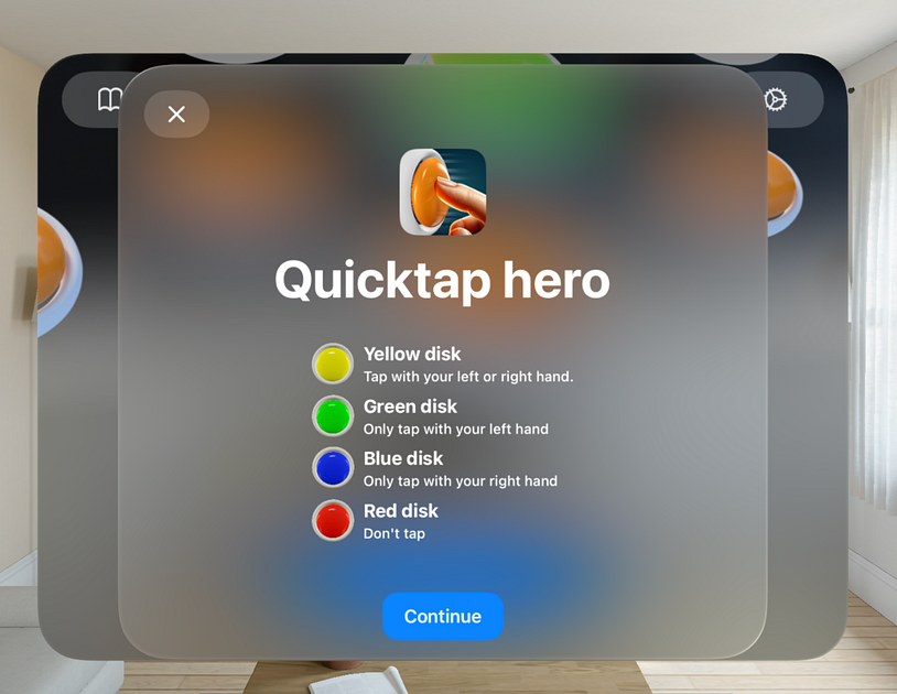 Quicktap hero