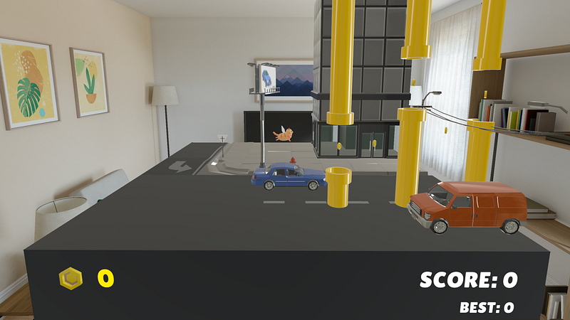 Flappy Animals Mixed Reality