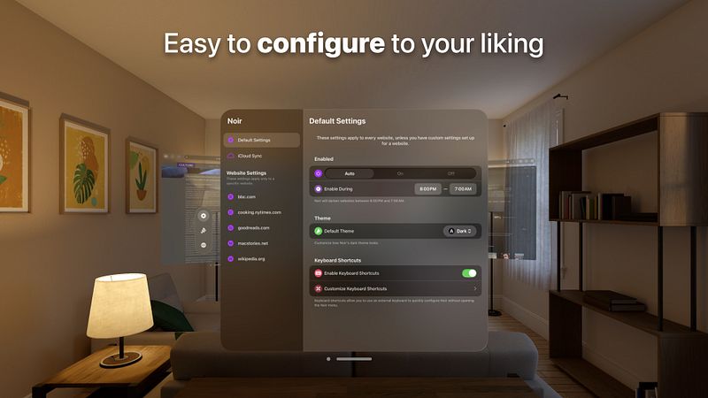 Noir ‒ Dark Mode for Safari
