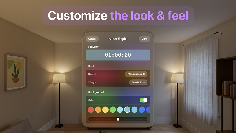 Timersive: Spatial Timers